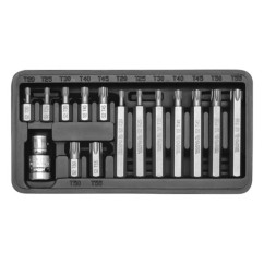 Kpl clés spéciales /torx/ 15 pièces YATO YAT YT-0411