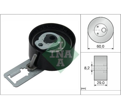 Galet tendeur de courroie de distribution (Galet tendeur de courroie crantée) Schaeffler INA 531 0850 10