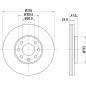 Disques de frein PAGID 52430PRO