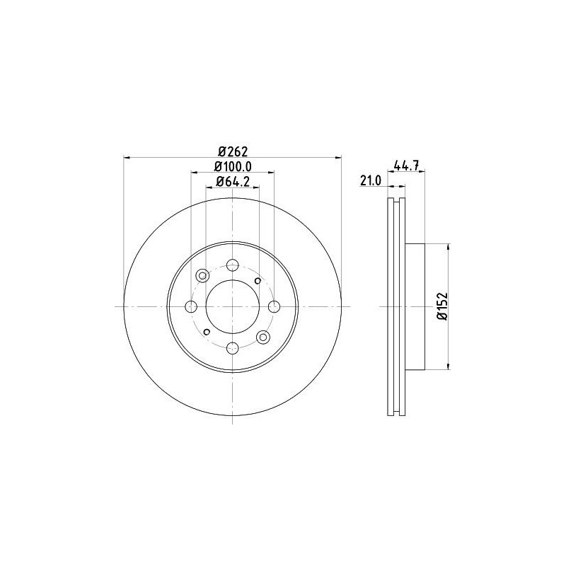 Disques de frein PAGID 51119PRO