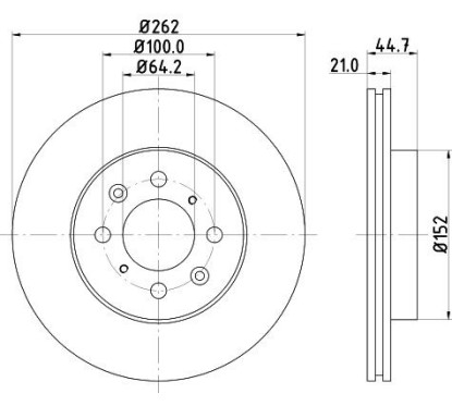 Disques de frein PAGID 51119PRO