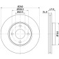 Disques de frein PAGID 51026PRO