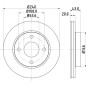 Disques de frein PAGID 51023PRO