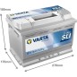 Batterie (de voiture) VARTA 74 Ah 574012068K262
