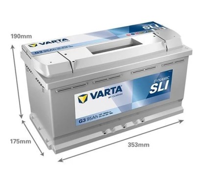 Batterie (de voiture) VARTA 95 Ah 595402080K262
