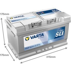 Batterie (de voiture) VARTA 80 Ah 580406074K262