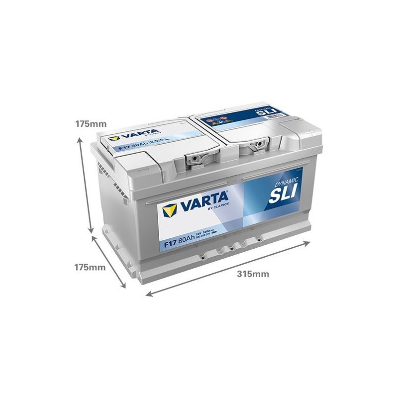 Batterie (de voiture) VARTA 80 Ah 580406074K262