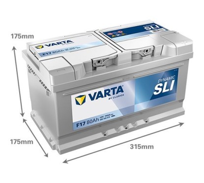 Batterie (de voiture) VARTA 80 Ah 580406074K262