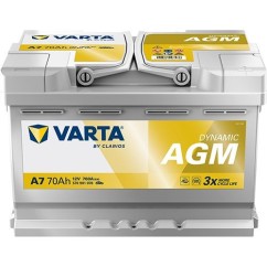 Batterie AGM (de voiture) VARTA 70 Ah 570901076K262