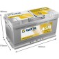 Batterie AGM (de voiture) VARTA 95 Ah 595901085K262